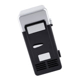 LED Mini USB Refrigerator USB Refrigerator Drinks Beverage Cans Refrigerator and Heater Black V1294-YM0722-JY05497-02