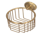 Hollow Out Toilet Paper Holder Antique Rust Proof Wall Mounted Tissue Roll Basket Rack for Bathroom V1294-YM0521-3112220089511