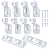 10Pcs Sliding Closet Door Roller Kit Quiet and Smooth Sturdy and Enduring Closet for 3/4inch to V1366-AZ2-W-15053
