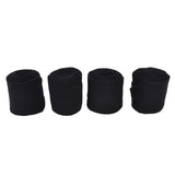 4Pcs Horse Leg Warp Self Adhesive Breathable Wear Resistant Animal Leg Bandage for Cows Horses Black V1294-YM0523-3111220079311