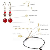 Jewelry Making Mega Kit with Pliers, Wire, Rings, MultiColor V1237-ZY-506-0007