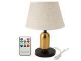 European Retro Table Lamp 3 Color Temperature Dimmable Timing Decorative LED Bedside Nightstand Lamp V1294-YM0710-3119230148011