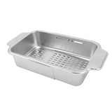 Expandable Dish Drying Rack Stainless Steel Over Sink Dish Drainer Rack Basket Shelf for Kitchen V1294-YM0901-3118240189011