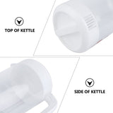 Large Capacity Transparent Plastic Water Pitcher with Lid for Home, Kitchen, Office Use - and V1370-AZ4-15124
