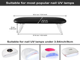 Nail Armrest - foldable - Nail Stylist Armrest - PU leather hand rest - with table mat - for V1188-MS101-03025-1