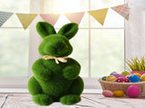 Artificial Moss Bunny Garden Statues Ornaments Durable Lightweight Artificial Animal Ornament for V1294-YM0718-10120465