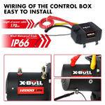 X-BULL Electric Winch 12000LBS/5454KGS Steel Cable 12V Wireless Remote Offroad V211-AUEB-XBEW005