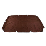Outdoor Swing Canopy Waterproof Porch Top Cover Replacement UV Proof for Patio Yard Chair Brown V1294-YM0718-3111220247514