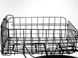 Worgeous Black Rear Bike Rack Basket for Cruiser and Student Bikes, Storage Carrier Accessory V1192-AZ-W-23905