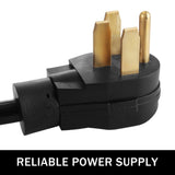 50Ft 50 Amp RV Power Cord Durable Heavy Duty RV Extension Cord Copper Wire RV Cord Power Supply V952-50CRVDYX000000001V0