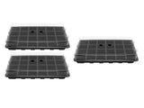 3Set 24 Hole Plant Growing Tray Propagation Tray Breathable Seedling Plate Garden Nursery Tray V1294-YM0714-3111210450311