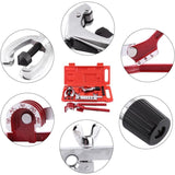 11 Pcs Pipe Flaring Tool Kit with Pipe Cutter and Tube Bender V1189-WXF-521-0030