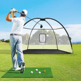 Everfit 3.5m Golf Practice Net with Driving Mat Training Aid Target Hitting PN-G006-GOLF-MAT