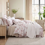 Private Collection Millicent Rose Quilt Cover Set Cotton Sateen Digital Print Queen V442-LED-QUILTCS-MILLICENT-ROSE-QS