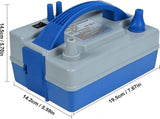 Electric Balloon Pump 600W Double Nozzle Quick Inflator for Balloons Pool Toys V1263-JX-5526