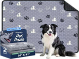 1 Pack Washable Pee Pads for Dogs, Waterproof, Gray Super Absorbent, Waterproof and Non-Slip V1107-136-03776-GRY5