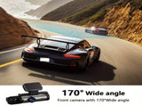 Super Memory Triple Cam Dash Cam! 32GB storage 1080P HD triple lens, 170&deg panoramic coverage of V1106-XCJLY1080P001