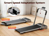 Everfit 3 in 1 Walking Pad Treadmill 20% Auto Incline Under Desk Foldable Treadmills for Home With TMILL-400H-AINC-SI