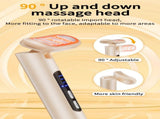 LED Facial Wand Neck Massager Red Light Therapy Beauty Device Skincare Tool - Black - Size 167mm V1107-111-23555-BLK-167MM