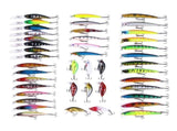 43-Pack Fishing Lure Wobbler Minnow Mixed Color V1237-ZY-506-0125