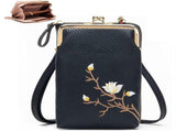 Women Sling Cross-Body Wallet, Mini Crossbody Bag, Lightweight Anti-Theft Phone Wallets for Women, V1366-AZ2-W-11437