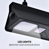 THERMOMATE 2000W Electric Outdoor Strip Heater, Carbon Fiber Element, Wall Ceiling or Hanging Mount, V219-HTREHTTHS2KA