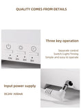 White 300ml Ultrasonic Aroma Diffuser with Cracked Light Design - Cool Mist Humidifier for Home and V888-ELOSUNG18222