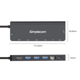 Simplecom CHN590 USB-C SuperSpeed 9-in-1 Multiport Docking Station V28-CHN590