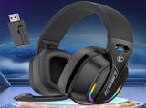 2.4GHz Wireless Gaming Headphone Bluetooth RGB Game Headset for PC Smartphone PS4/PS5 Switch V1263-JX-7055