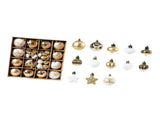 Xmas Ball Ornaments Supplies Plating Portable Plastic Decorative Baubles Champagne Balls for Porch V1294-YM0901-3115240093311