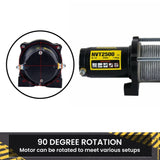 NovaWinch T Series 12V Electric Winch 1133KG 2500LBS NW01071