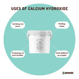 Kemmie 2.5kg Calcium Hydroxide Powder Tub - Food Grade Pickling Lime FCC V238-SUPDZ-33022677745744