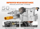 Pressure Washer Pump, 19 mm Shaft Horizontal, 3400 PSI, 2.5GPM, Replacement Power Washer Pumps Kit, V952-HZXPBHZ34INCHU81SV0