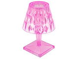 LED Crystal Table Lamp Transparent Prism Dimmable Desk Lamp USB Charging Indoor LightingPink V1294-YM0901-3119210122318