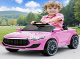 Rigo Kids Electric Ride On Car Toys Cars Headlight Music Remote Control 12V Pink RCAR-MASRT-S-PK