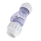 Pool Check Valve Professional 1.5 Inch Transparent Swimming Pool Check Valve Swimming Pool Equipment V1294-YM0901-3111240188511