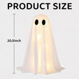 Halloween Decorations -2 Packs Spooky Light Up Ghosts with Lights Scary Ghost for Halloween Decor V1107-130-22324