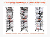 Greeting Cards Rack, 32 Pockets Rotating Postcard Brochure Stand, 360&deg Spinning Card V952-WJZSMXPKDHJS8Z53G001V0