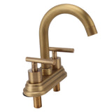 G1/2 Sink Faucet Antique 2 Handle Hot Cold Water Full Copper Basin Mixer Tap for Kitchen Bathroom V1294-YM0901-3112230046011
