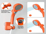 Portable Camping Shower IPX7 Waterproof Outdoor Shower Water Pump with Rechargeable Battery and V985-CAMPINGSHOWER