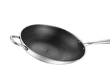 Stainless Steel Wok Pan Double Sided Honeycomb 3 Layer Prevent Sticking Easy Cleaning Wok for V1294-YM0717-3118220189612