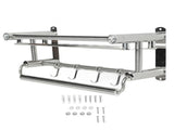 15.7in Bathroom Shelf Wall Mounted 201 Stainless Steel Waterproof Corrosion Prevention Towel Rack V1294-YM0703-3112230026411