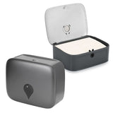 Wall Mounted Tissue Dispenser Toilet Paper Towels Holder Roll Paper Storage Cover Box for Home Hotel V1294-YM0901-3112200085511