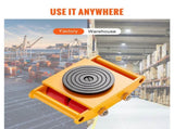 4PCS Skate Dolly, 17637LBS/8T Industrial Mover, Heavy Duty Carbon Steel V952-GYXTKHSG46TPUH5BLV0
