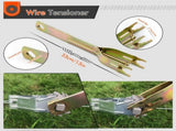 Heavy Duty Steel Wire Tensioner with Ratchet Mechanism and Bonus Wrench for Agricultural Fencing, V1341-ZY-YL32Z8C9-FENCEWIRETENSIONER