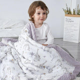 Domimia Thick Padded Minky Cotton Kids Blanket - 2.5 tog Wildflower Boquet DTK10102