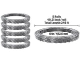 Razors, 246 ft Razor Barbed, 5 Rolls Razor Fencing Razor Fence, Razor Ribbon Barbed V952-JSSWDPCS250YXWEIKV0