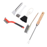 Bird Cage Cleaning Tools Set Stainless Steel Cage Brushes with Fork Scraper Brush Dustpan for V1294-YM0901-3111250162211