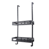 Bathroom Hanging Organizer Black Space Saving Iron Waterproof Multifunctional Shower Hanging Storage V1294-YM0901-3112230068412