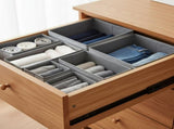 6 Pcs Drawer Organizers for Clothes Foldable Storage Bins for Wardrobe, Underwear, Socks, Bras, V1237-ZY00B0FJMW2BHQ